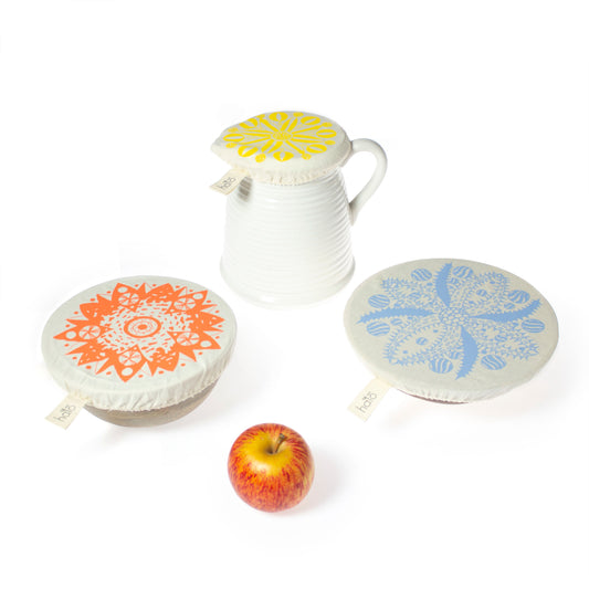 Halo Dish and Bowl Cover Small Set of 3 Aloe | Kirsten Davidson